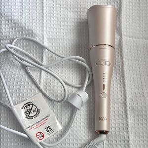 Lena Automatic Hair Curler in Pearl White